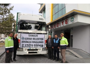 Kavak’tan Elazığ’a Yardım Eli