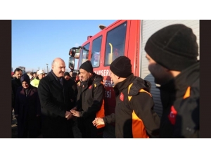 Elazığ’daki Kayseri İtfaiyesi’ne Bakan Soylu’dan Teşekkür