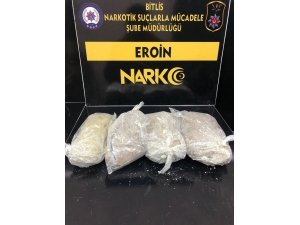 Bitlis’te 2 Kilo 344 Gram Eroin Ele Geçirildi