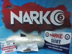 Siirt’te Uyuşturucu Operasyonuna 3 Tutuklama