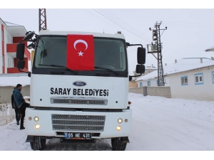 Saray İlçesinden Depremzedelere Yardım