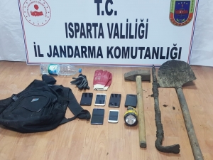 Sit Alanında Kaçak Kazıya Jandarma Baskını: 5 Gözaltı