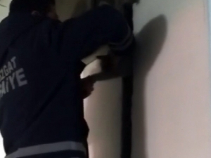 Yozgat’ta Trafoya Sıkışan Kedi İtfaiye Ekiplerince Kurtarıldı