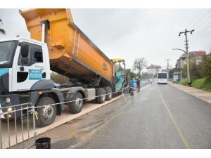 Alanya’da Deforme Olan Yollara Hızlı Asfalt