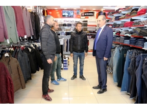 Yalçınkaya Esnaf Ziyaretlerini Sürdürüyor