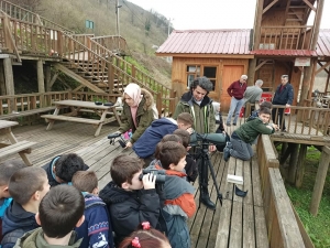 Çocuklar Efteni Gölü’nde Kuşları İzledi