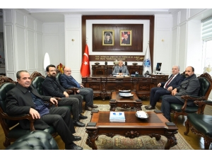 Başkan Güder’e Geçmiş Olsun Ziyaretleri