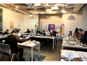 Luca Barcellona, Küçükçekmece ‘Kaligrafist’te Yazı Meraklılarıyla Buluştu