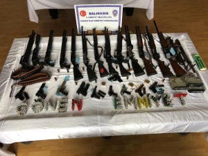 Balıkesir’de Son 1 Ayda 177 Silah Yakalandı