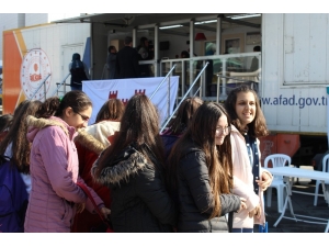 Simülasyon Tırında 6 Büyüklüğünde Depremi Birebir Yaşadılar