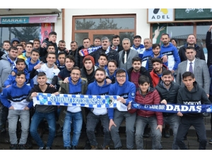 Erzurumspor Taraftarı Aşkale Belediyesi’ni Ziyaret Etti