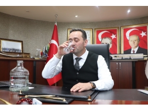 Başkan Yanmaz, "Musluk Suyunu Gönül Rahatlığı İle İçebilirsiniz"