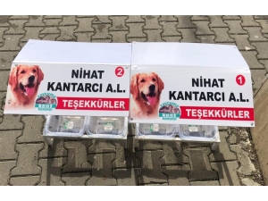 Sokak Hayvanları İçin Aşevleri Yapıldı