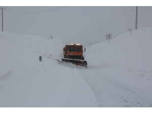 Tunceli’de Kar, 155 Köy Yolu Ulaşıma Kapandı