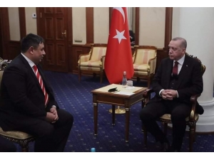 Cumhurbaşkanı Erdoğan, Datüb Ukrayna Temsilcisini Kabul Etti