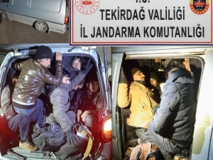 Panelvan Minibüste Balık İstifi 27 Kaçak Göçmen