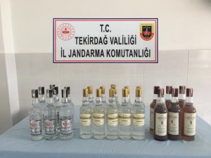 Jandarmadan Kaçak İçki Operasyonu