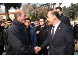 Vali Erin Suruç Ve Akçakale’de İncelemelerde Bulundu