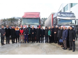 Bayburt’tan İdlib’e Yardım Eli