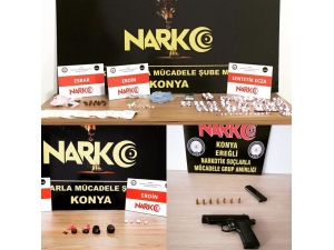 Konya’da Uyuşturucu Operasyonu