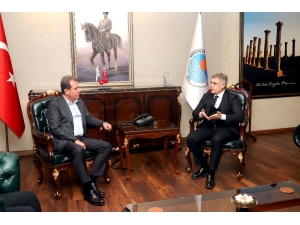 Mersin Giad Yönetimi, Başkan Seçer İle Fikir Alışverişinde Bulundu