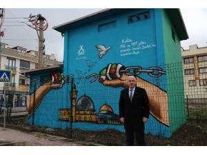 Trafolara Çizilen Resimlerle Dünyaya Mesaj Verdiler