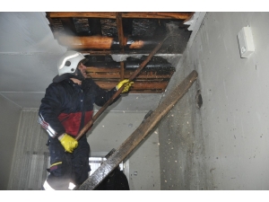 Yüksekova’da Yangın