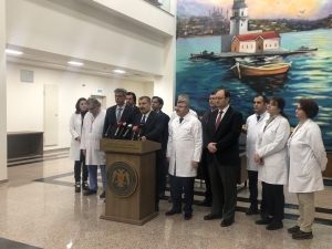 Sağlık Bakanı Koca Uçak Kazasında Yaralananları Ziyaret Etti