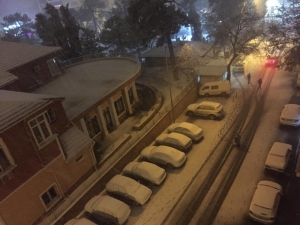 Kırklareli’de Kar Yağışı