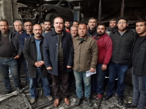 Oto Sanayi Sitesi Esnafından Örnek Davranış