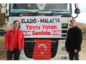 Yavru Vatan Kıbrıs’tan Depremzedelere 2 Tır Yardım