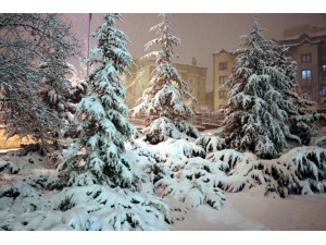 Nevşehir’de Kar Kalınlığı 24 Cm Ölçüldü