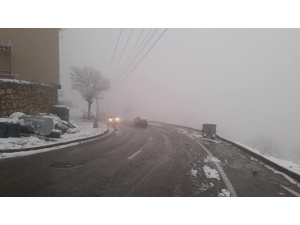 Kulp’ta Kar Yağışının Ardından Sis Etkili Oldu