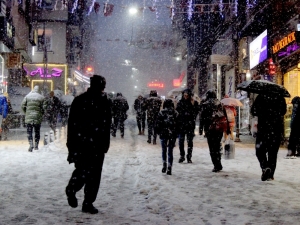 Giresun Merkeze 4 Yıl Sonra Kar Yağdı