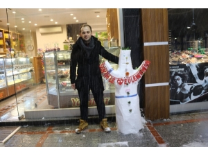 Rize’de Beyaz Çile Eğlenceye Döndü