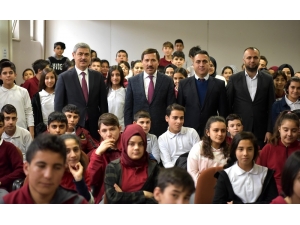 Başkan Hasan Kılca’nın Okul Ziyaretleri Sürüyor