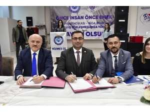 Biga Belediyesinde Toplu İş Sözleşmesi İmzalandı