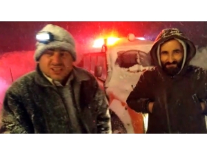 Trabzon’da Kaldırım Yaylası’nda Mahsur Kalan Orman İşçileri Kurtarıldı