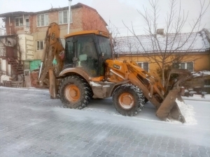 Tepebaşı’nda Kar İle Mücadele Sürüyor