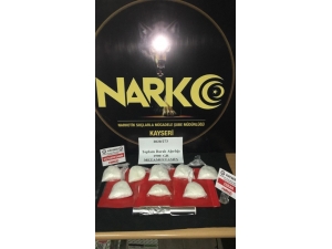 Kayseri’de 1.5 Kilo Metamfetamin Ele Geçirildi