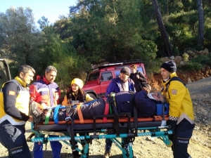 Dalaman’da Doğa Yürüyüşünde Ayağı Kırılan Kişi Kurtarıldı