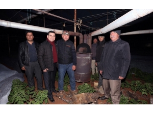 Başkan Tütüncü Çiftçilerle ‘Zirai Don’ Nöbetinde