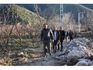 Yılmaz, Yağış Bölgelerinde İncelemelerde Bulundu