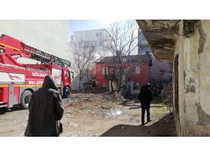 Baca Yangınına İtfaiye Müdahale Etti