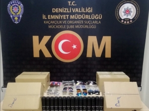 3 Bine Yakın Kaçak Parfüm Ve Güneş Gözlüğü Ele Geçirildi