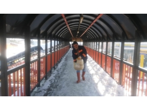 Köprü Ve Üst Geçitler Karlar Kürendi