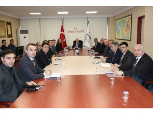 Üniversite Güvenlik Koordinasyon Toplantısı Yapıldı