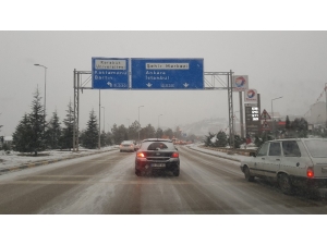 Karabük’te Kar Yağışı Yeniden Başladı