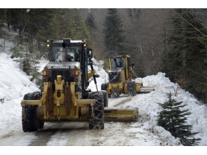 Kar Savaşçıları, Köyde Mahsur Kalan Hasta İki Genç Kızı Kurtardı