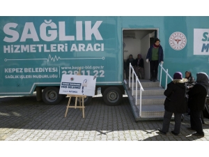 Kepez’in Sağlık Tırı Antalya’ya Şifa Dağıtmaya Başladı